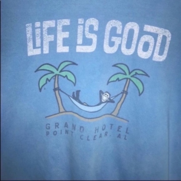 Life Is Good Grand Hotel Tee - Picture 2 of 4